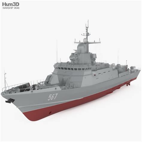 Karakurt-class corvette 3D model - Ship on Hum3D