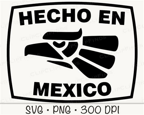 Hecho En Mexico SVG Vector Cut File and PNG Transparent Background Clip ...