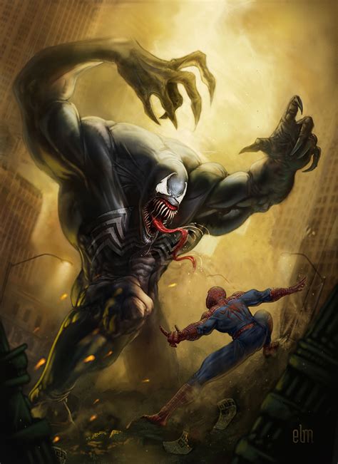 Spiderman vs Venom on Behance