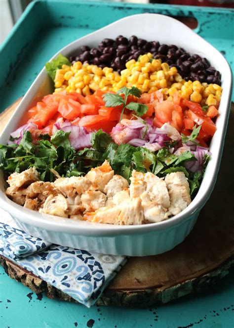 Chopped Chicken Chipotle Salad - a Healthy Dinner Recipe | All She Cooks