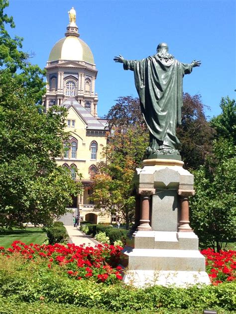 Notre Dame in Spring | Notre dame campus, Notre dame university, Law school