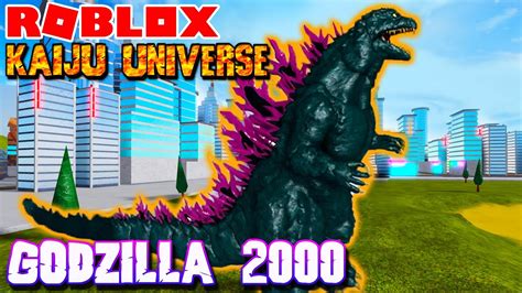 Roblox Kaiju Universe - Millennium Godzilla Update! Godzilla 2000! - YouTube