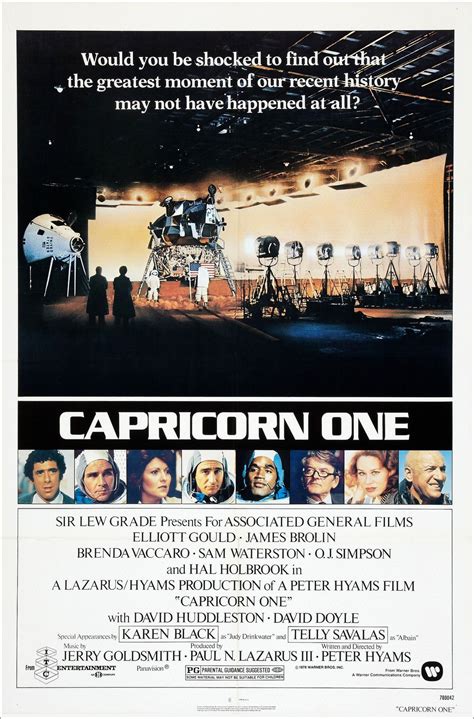 Capricorn One (1977) starring Elliott Gould & James Brolin | Capricorn one, Movie posters, Capricorn