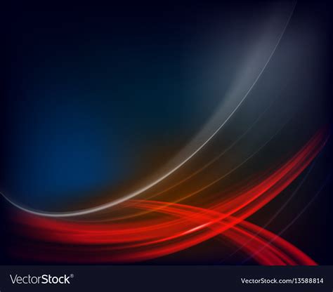 Dark blue background with red lines Royalty Free Vector