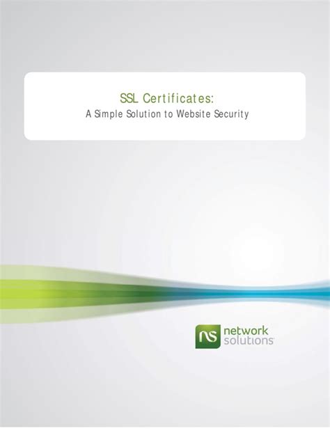 Website Security With SSL Certificates | PDF | Public Key Certificate ...