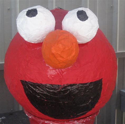 Girl in Air BLOG: How to Make an Elmo Pinata