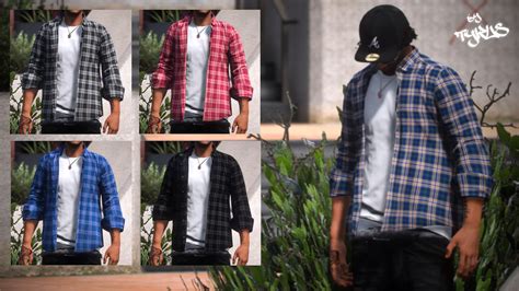 (FiveM/SP) Rolled up sleeves flannel For MP Male - GTA5-Mods.com