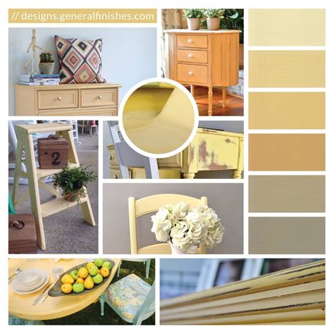 Buttermilk Yellow Color Waves | Yellow painted furniture, Color wave, Milk paint