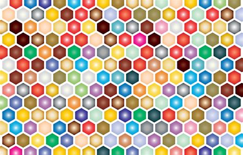 Colorful Hexagon Grid Clip Art Image - ClipSafari