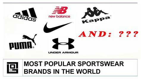 [LOGO] MOST POPULAR SPORTSWEAR BRANDS IN THE WORLD - YouTube