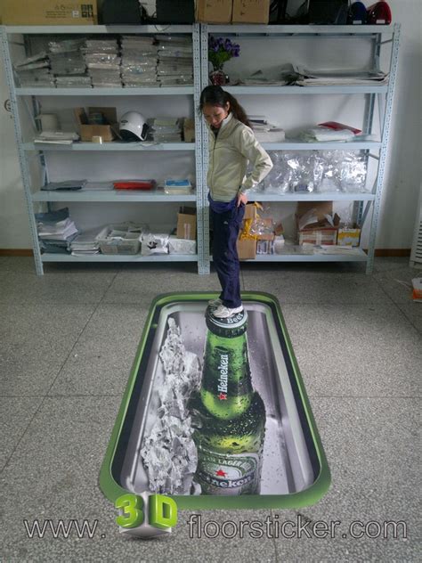 Pin op 3D Floor Advertising - フロア広告, สติ๊กเกอร์ติดพื้น