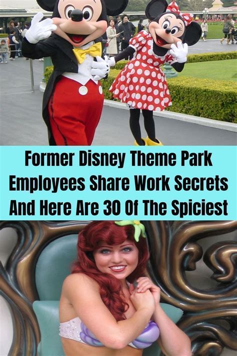 Former disney theme park employees share work secrets and here are 30 of the spiciest – Artofit