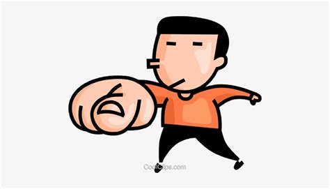 Man Pointing Finger Cartoon Pointing Png - bmp-spatula