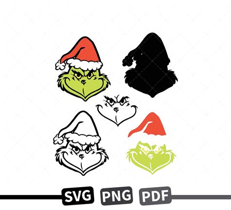 Grinch SVG Christmas Svg,Cricut svg Silhouette svg Grinch Image Cut ...