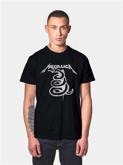 Metallica Black Album Art T Shirt