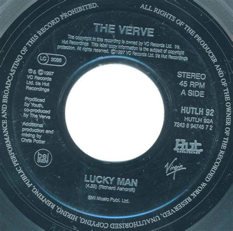 The Verve - Lucky Man (1997, Vinyl) | Discogs