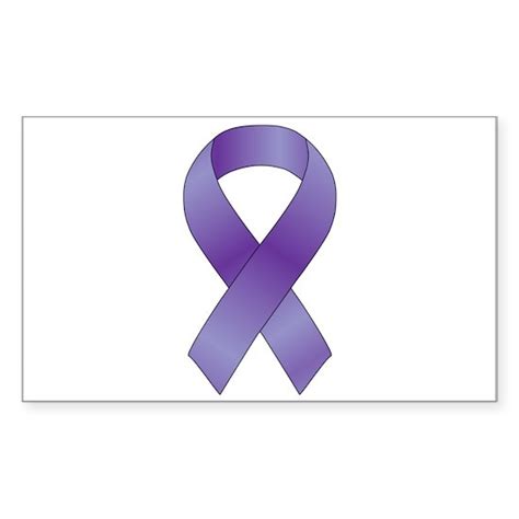 Epilepsy Awareness Ribbon Sticker (Rectangle) by Epilepsy Awareness - CafePress