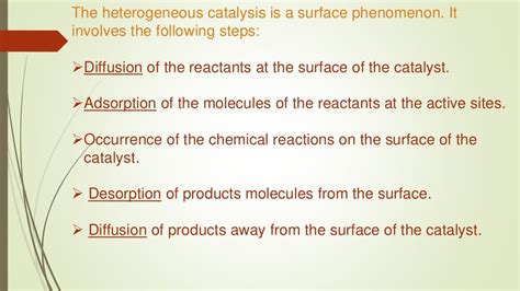 Heterogeneous catalysis-Fundamentals