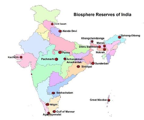 Fascinating list of India’s 18 Biosphere Reserves - Geography and You | Geography map, How to ...