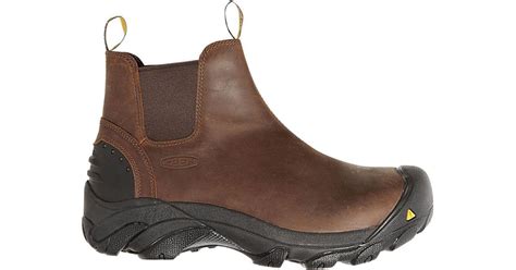 Keen Leather Detroit Slip-on Steel Toe Work Boots in Brown for Men | Lyst