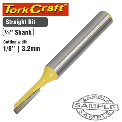 TORK CRAFT ROUTER BIT STRAIGHT 1/8" (3.2MM) | Ubuntusales-Powertools ...