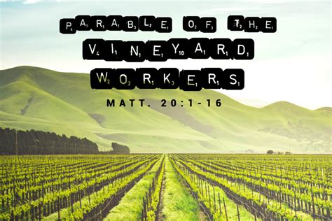 5-30-21 AM “Parable of the Vineyard Workers” Allen Tackett – CENTER ...