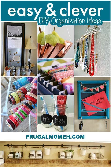 Easy & Clever DIY Organization Ideas | Diy organization, Clever diy, Diy house projects