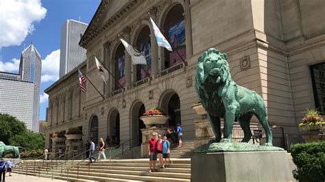 The Art Institute Of Chicago in Grant Park on Michigan Avenue