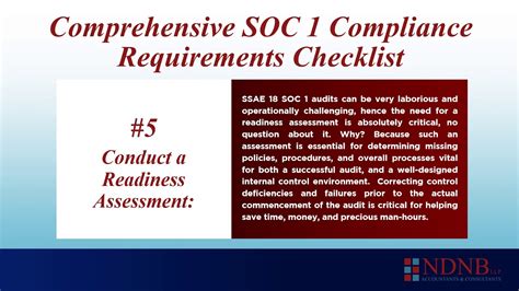 SOC 1 Compliance Requirements Checklist for SSAE 18 SOC 1 Audits & Assessments - YouTube