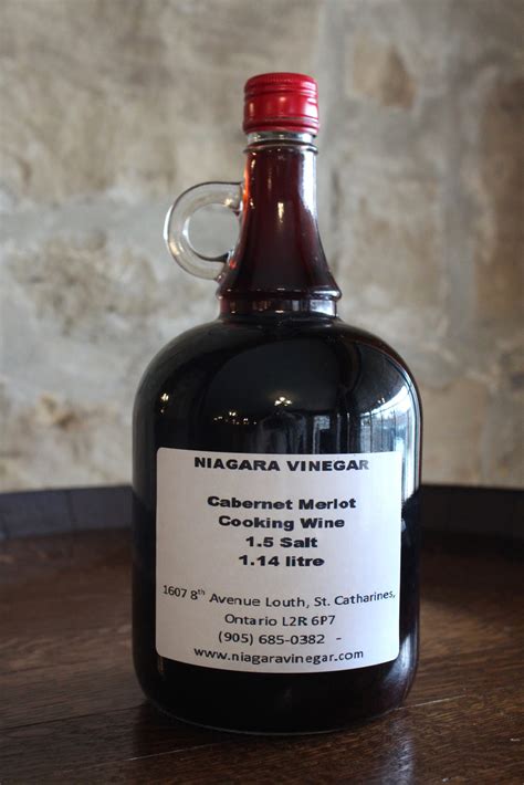 Cabernet Merlot Cooking Wine - Niagara Vinegar