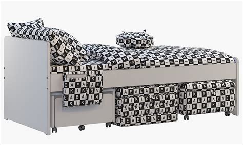 Slakt bed 2 options Ikea 3D model | CGTrader