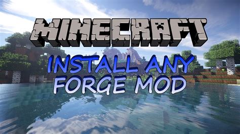 Minecraft Tutorial - HOW TO INSTALL ANY FORGE MOD 1.7.10 - YouTube