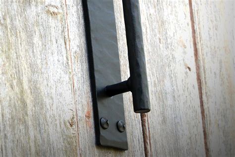 Barn Door Handle Pull Handmade Barndoor Hardware Hand Forged Wrought Iron Barndoor Handles SSB ...