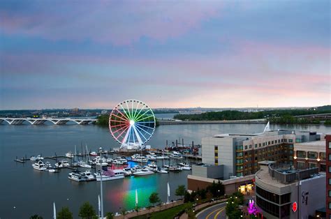 National Harbor, Maryland, Capitol Wheel at Potomac River. | Potomac ...