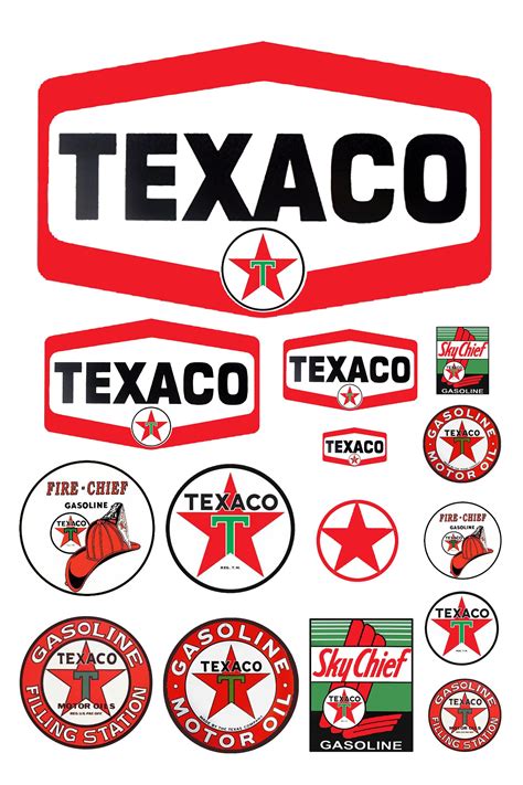 Miniature Scale Model Texaco Gasoline Station Gas Signs - Etsy | Texaco, Texaco vintage, Diorama