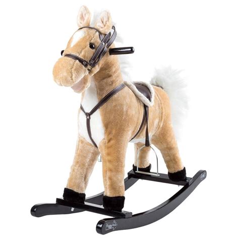 Happy Trails Plush Rocking Ricky the Horse-M400002 - The Home Depot