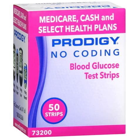 PRODIGY No Coding Blood Glucose Test Strips – 50 EA – Medcare | Wholesale company for beauty and ...