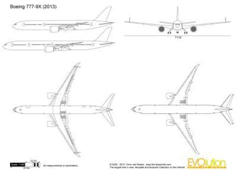 The-Blueprints.com - Vector Drawing - Boeing 777-9X | Boeing 777, Boeing, Iphone wallpaper nasa