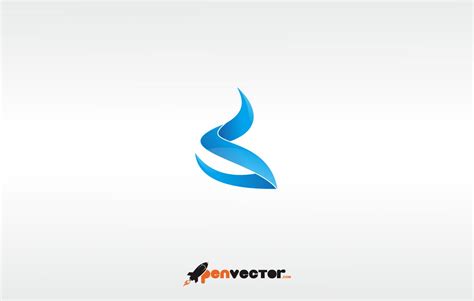 letter S logo design Free Vector