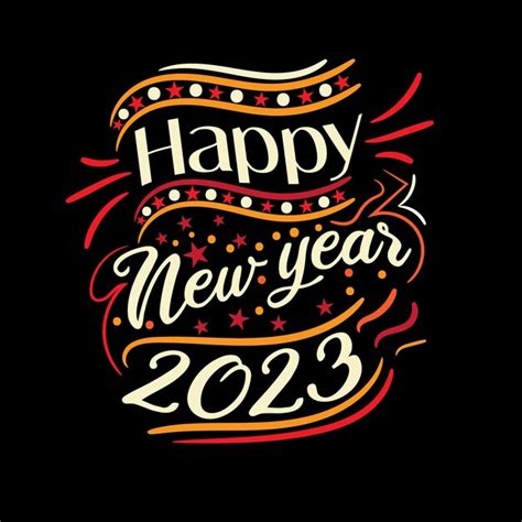 Premium Vector | Happy new year 2023 t-shirt design