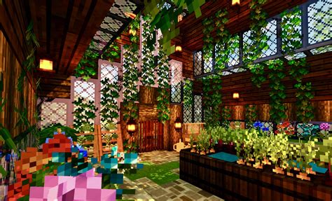 Overgrown greenhouse! : r/Minecraft