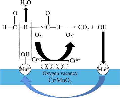 Schematic illustration of Cr/MnO2 catalytic reaction mechanism | Download Scientific Diagram