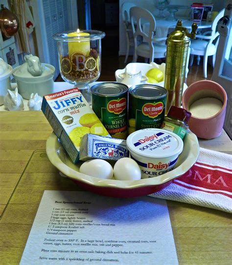 From Captain's Daughter to Army Mom: Spoon Bread Casserole