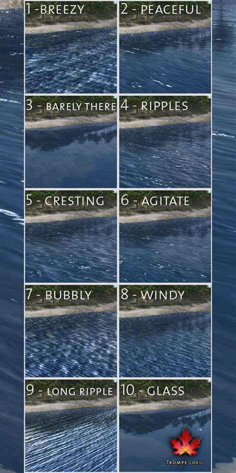 Free Water Normal Maps for custom Windlight water presets – Trompe Loeil