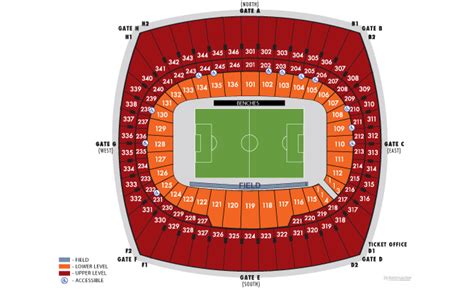 Arrowhead Stadium Seating Chart | Arrowhead Stadium | Kansas City, Missouri