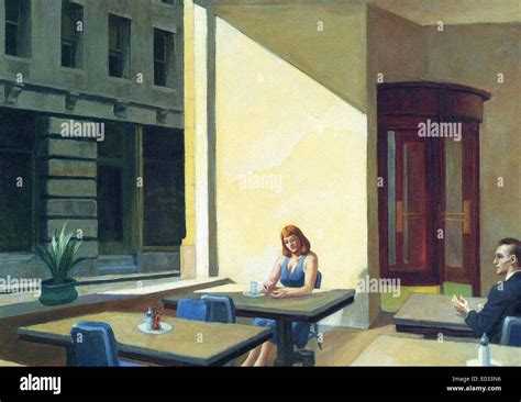 Edward Hopper Sunlight in the Cafeteria Stock Photo - Alamy