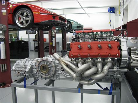 Ferrari F40 engine, Being rebuilt for racing. [1600x1200] Katchel Motor Company. Custom cams ...