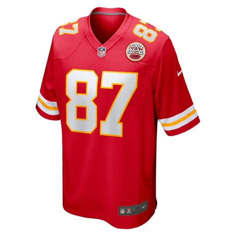 Travis Kelce Kansas City Chiefs Nike Game Jersey - Red