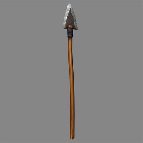 3d model stone spear