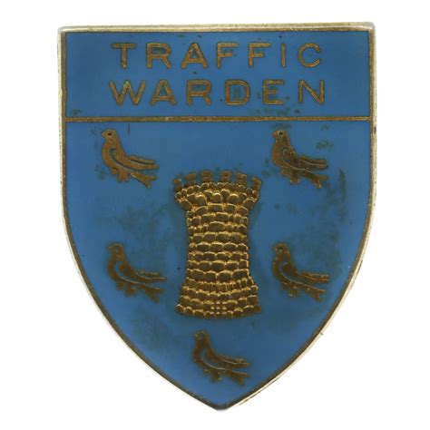 Sussex Police Traffic Warden Enamelled Cap Badge